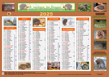 Calendrier 2025